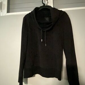 Express Black Funnel Neck Sweater